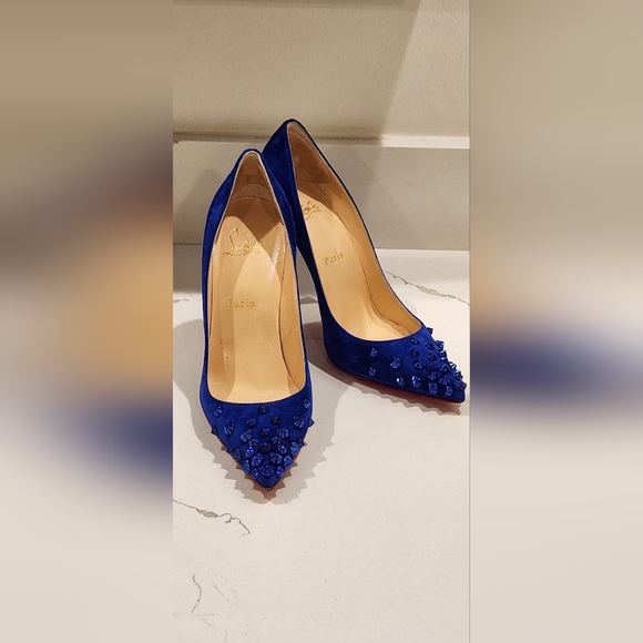 Christian Louboutin Veau Velours Drama pumps 100 Size 38.5 or 9 - Picture 9 of 16